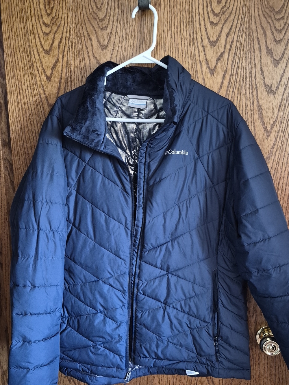 Columbia Women's Heavenly Navy Quilted Insulated Jacket